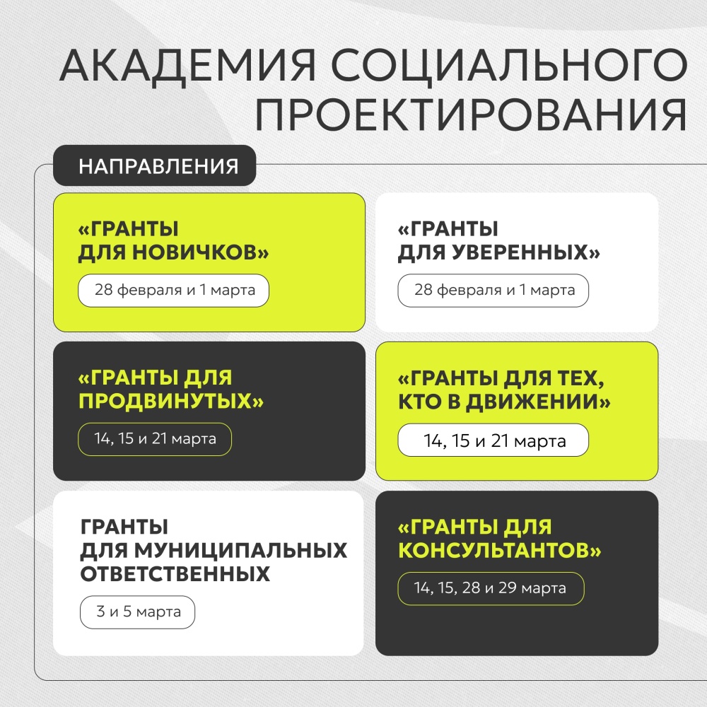 В Югре стартует академия социального проектирования