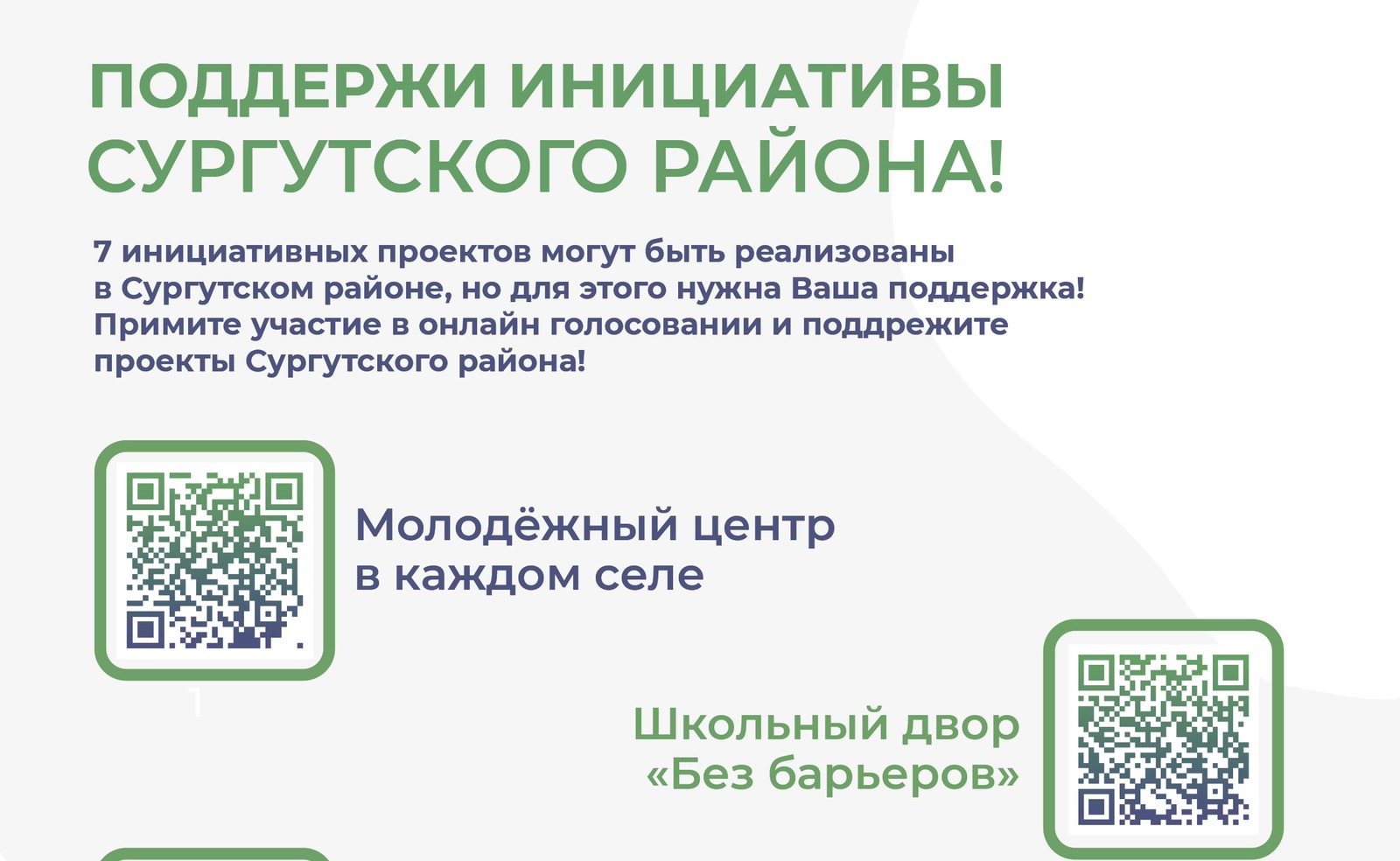 Сегодня стартовало онлайн-голосование за проекты в рамках окружного конкурса «Инициативного бюджетирования»